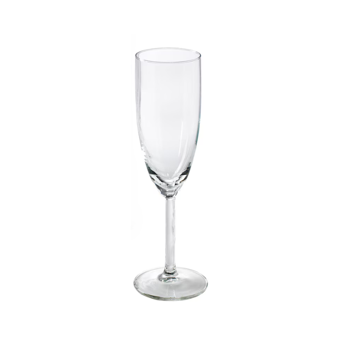 Clear Champagne Flute Glass