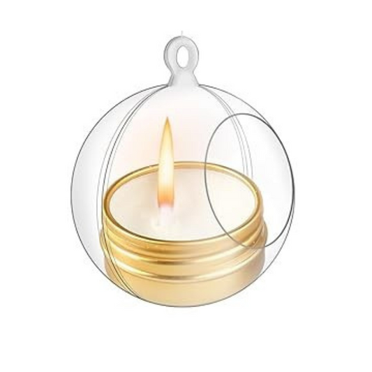 Clear hanging ball 3.25"