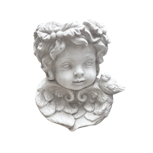 Angel Ceramic Vase 8x7"