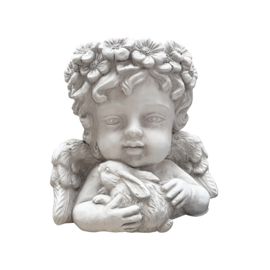 Angel Ceramic Vase 8x8"