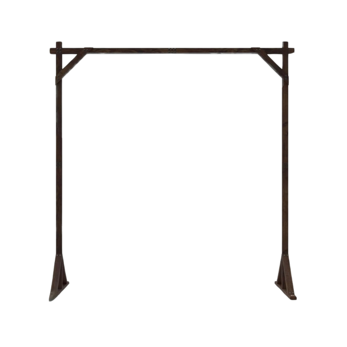 Arch Flower Stand in Wood