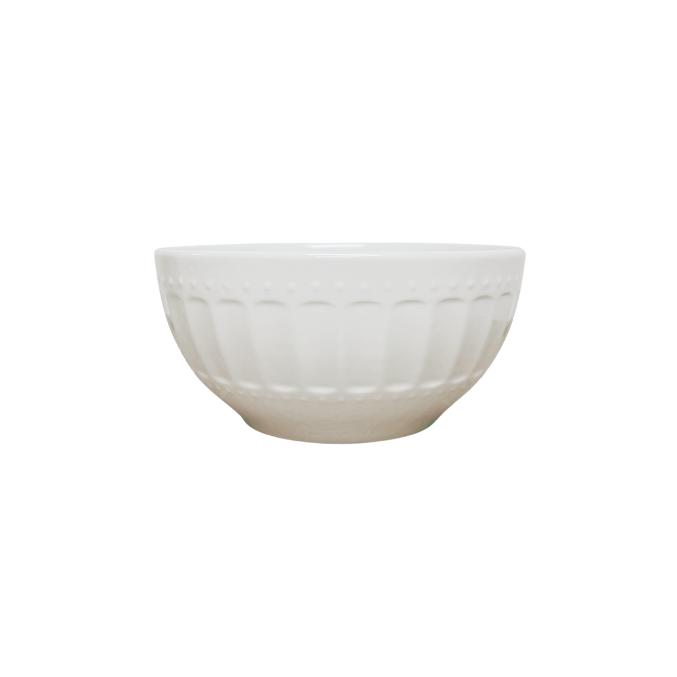 Bowl with Embossed Rim (medium)
