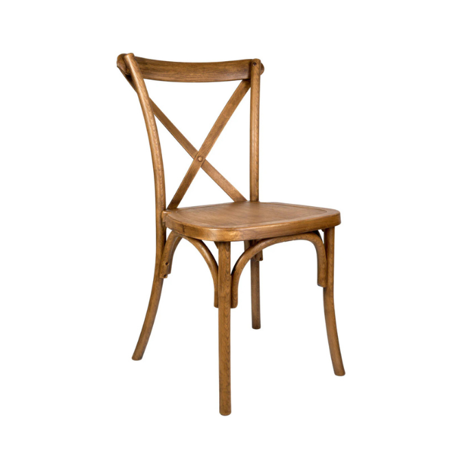 Chestnut Cross Back Chair