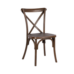 Fruitwood Cross Back Chair