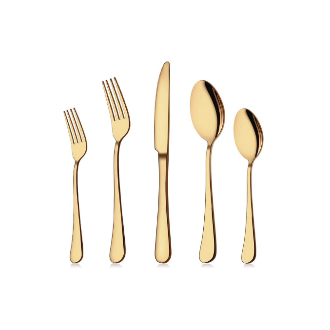 Gold Salad Fork