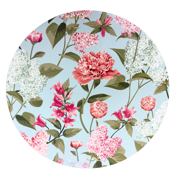 Flowers Placemate Round