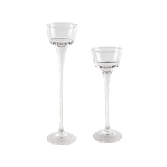 Tall Glass Candle Holders