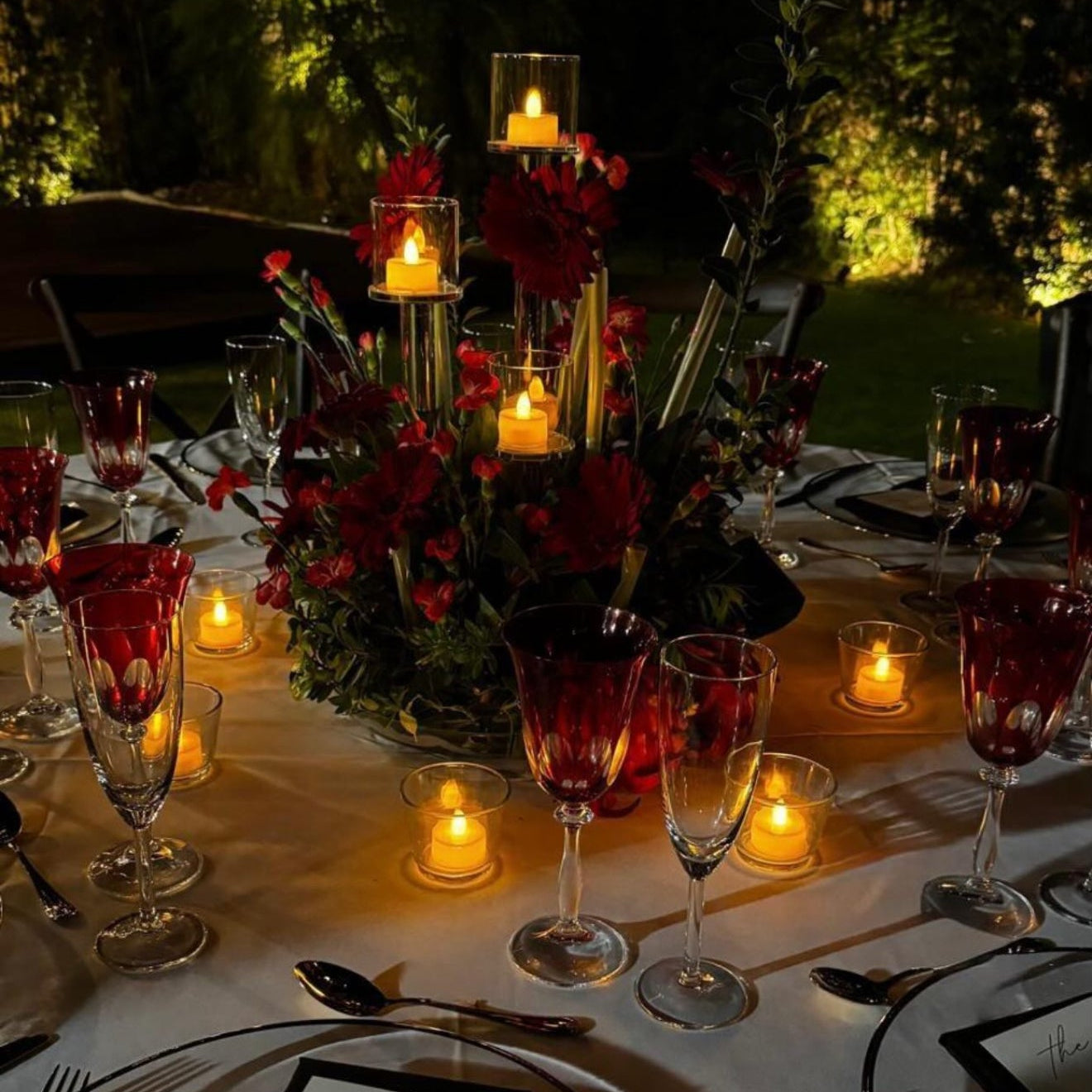 Crystal Candelabra 19" (3 Pillar)