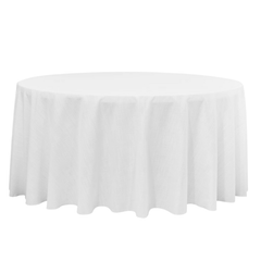 Round Linen Tablecloth 132