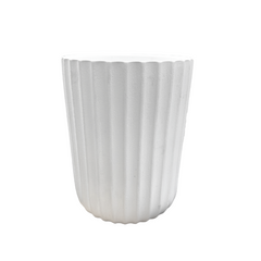 Ceramic Ribbed Vase 10