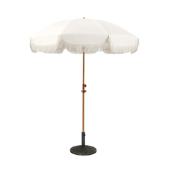 Decorative Patio Umbrella (Ivory)