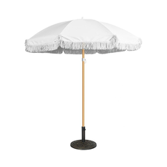 Decorative Patio Umbrella (White)