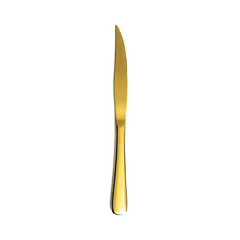 Gold Dinner Steak Knife